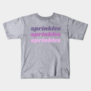 Violet Sprinkles Kids T-Shirt